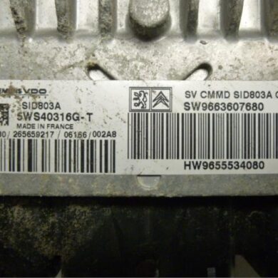 Peugeot 607 2.0 HDiF 16V Engine management computer RHR 2006 1942V9