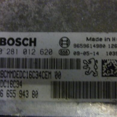 Citroen Berlingo 1.6 Hdi 75 Computer Motormanagement 9HW 2009 1942QE