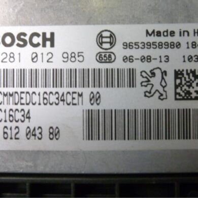 Peugeot 307  Computer Motormanagement 9HY 2007 1942KR-1942KS