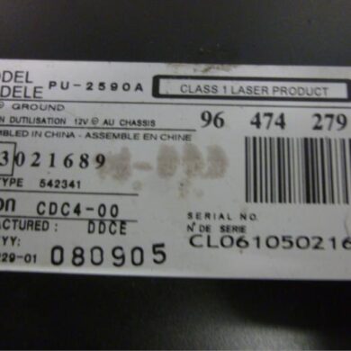 Citroen C6 2.2 HdiF 16V CD changer 2006 6564E1-6564QK-6564KA