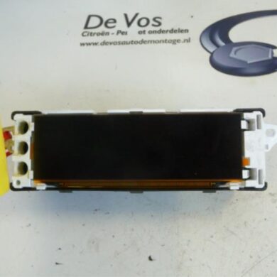 Peugeot 207  Interior display 8FP8F01 2010 9807307080-659399-6593A0