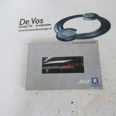 Peugeot 607  Instruction Booklet 2000