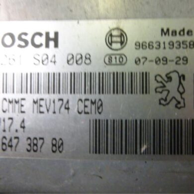 Peugeot 207  Engine management computer 5FW 2009 1943YK-1943YL-194343-194344
