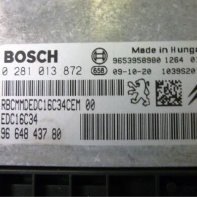 Citroen C3 Picasso 1.6 HDi 16V 90 Computer Motormanagement 9HX-9HX9H02 2010 1943S4-1943S5