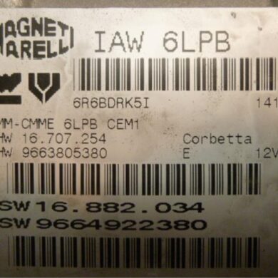 Peugeot 407  Engine management computer RFJ 2008 1942EG-1942ZK