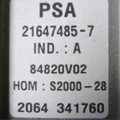 Peugeot 307  Computer Motormanagement KFW 2002 1940CN