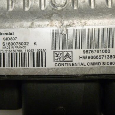 Peugeot 3008 1.6 HDiF 16V Engine management computer 9HR 2011 1606940580-1606940680