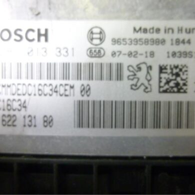Peugeot 207 1.6 HDiF 16V Engine management computer 9HZ 2007 194305-1943CE-1943CF