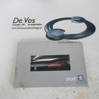 Peugeot 607  Instruction Booklet 2000