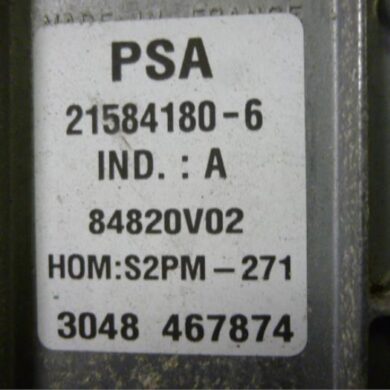 Citroen Picasso 1.8 16V Engine management computer 6FZ 2003 194214