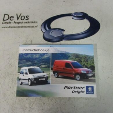 Peugeot Partner  Instruction Booklet 2009