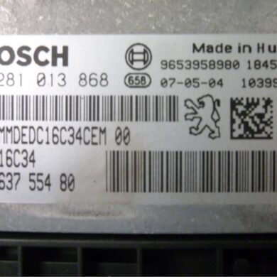 Peugeot 307 1.6 HDi 16V Computer Motormanagement 9HV 2007 1942GW