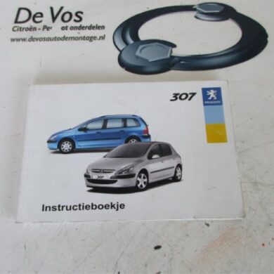 Peugeot 307  Instruction Booklet 2004