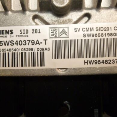 Peugeot 407 2.7 HDi V6 24V Engine management computer UHZ 2006 1939WP-1942SN