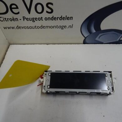 Peugeot 207  Interior display 5FR5F04 2010 9821851780-6593P2