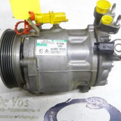 Peugeot 407 2.7 HDi V6 24V Air conditioning pump UHZ 2006 9800849780-6453QZ-6453WV-6453QY