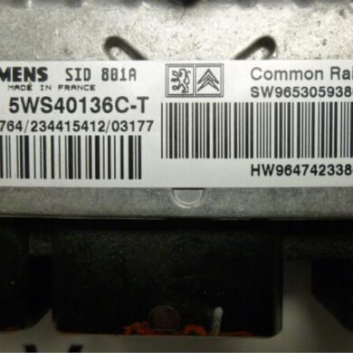 Peugeot Partner 2.0 HDI Engine management computer RHY 2003 1938XT