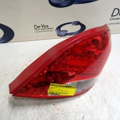 Peugeot 207  Taillight, right 2009 6351HR