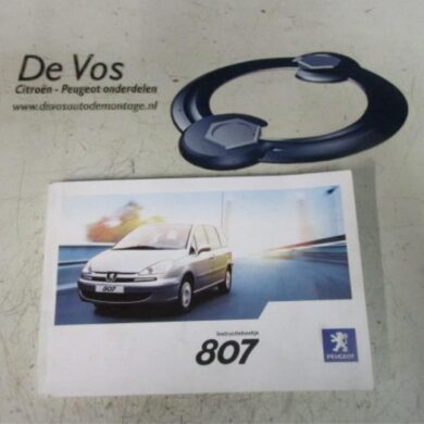 Peugeot 807  Instructie Boekje 2005