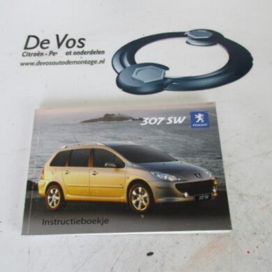 Peugeot 307  Instruction Booklet 2005