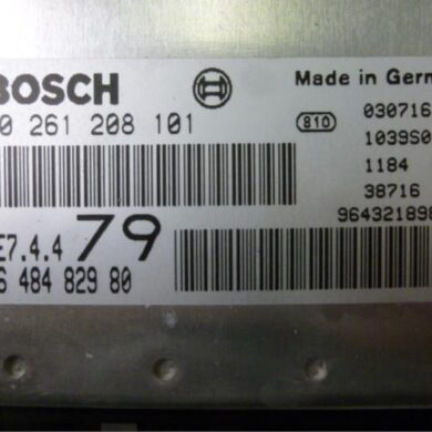 Peugeot 206 1.6 16V Engine management computer NFU 2004 1940V3-1940V4