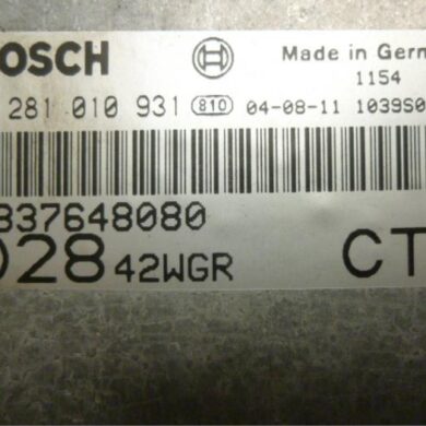 Peugeot Boxer 2.8 HDi 127 Computer Motormanagement 814043S 2004 1939XH