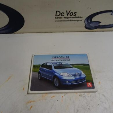 Citroen C3 1.4 Instruction Booklet 2003