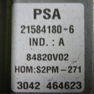 Citroen Picasso  Engine management computer 6FZ 2003 194214