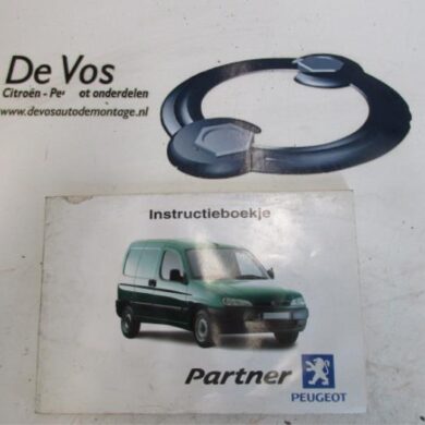 Peugeot Partner  Instruction Booklet 2001