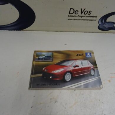 Peugeot 307 1.4 16V Instruction Booklet 2006