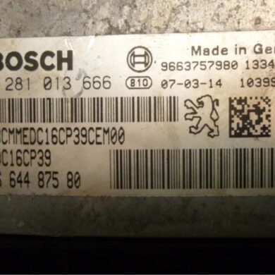 Peugeot 4007 2.2 HDiF 16V Engine management computer 4HN 2007 1943NV-1943PZ