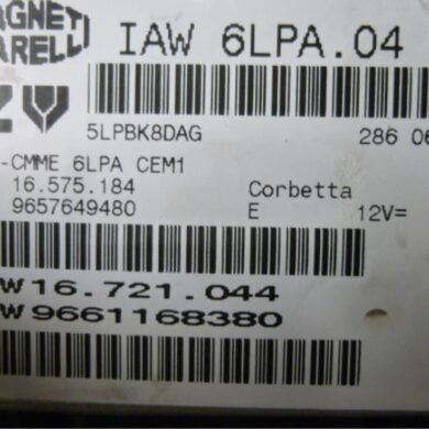 Peugeot 307 2.0 16V Engine management computer RFK 2006 1942E7