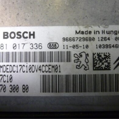 Citroen C3 1.4 HDi Engine management computer 8HR 2011 194489-194490