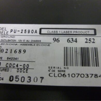 Peugeot 607 2.7 HDi V6 24V CD Wisselaar 2007 6564QN-6564QP-657913