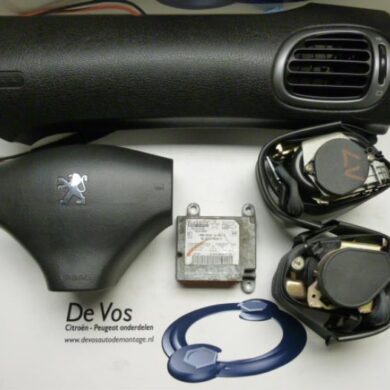 Peugeot 206 1.6 16V Airbag set+module 2001 8973SC-8973WF-8973WG-8973SE-8220NR-4112ER-6545GJ-6545GK