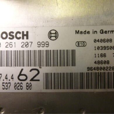 Citroen C2 1.6 16V VTR Computer Motormanagement NFU 2004 1940GZ