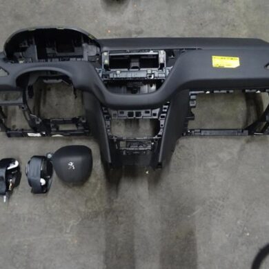 Peugeot 208  Airbag Set+Module 2014 98063150XX-98063151XX-98072114ZD-9672848580-16077378ZD