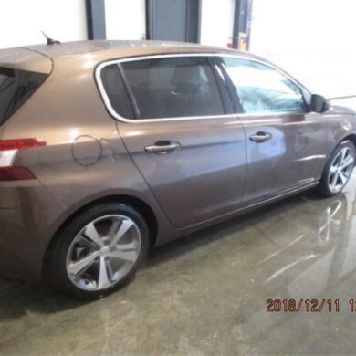 Peugeot 308  Rear door 4-door, right 2013 9802165580