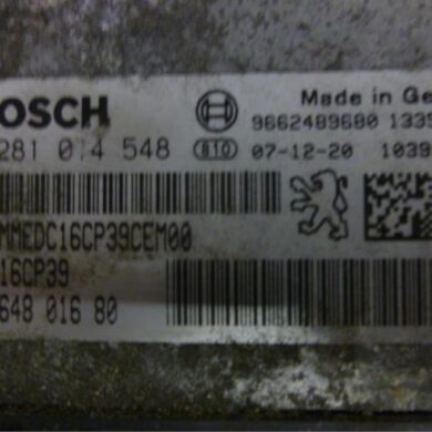 Citroen C8  Engine management computer 4HS-4HS4H01 2008 1942TX-1942TY-1943GG