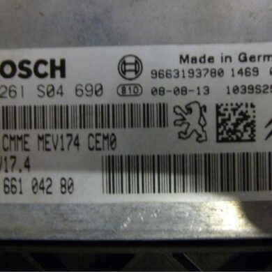 Citroen C4 Picasso 1.6 16V VTi 120 Engine management computer 5FW 2008 1943FT-1943FV
