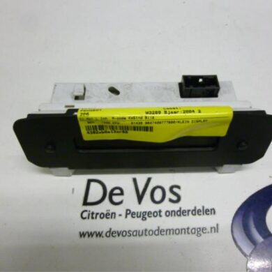 Peugeot 206 1.4 XR,XS,XT,Gentry Anzeige Innen KFW 2004 6155FE-6155FC-6155Q9-6155R4