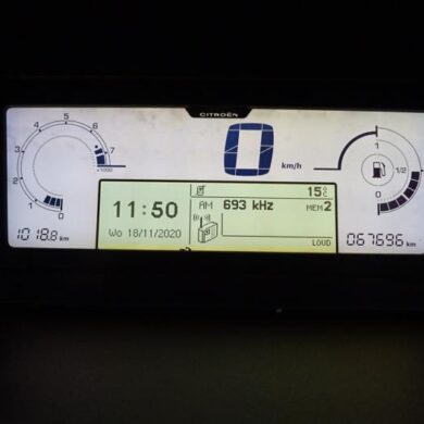 Citroen C4 Picasso  Odometer KM 2012 6103KX-6106KY