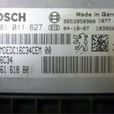 Peugeot 307 1.6 HDiF 16V Computer Motormanagement 9HZ-9HY 2005 1940WZ