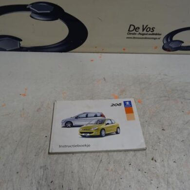 Peugeot 206 1.4 XR,XS,XT,Gentry Instructie Boekje 2002