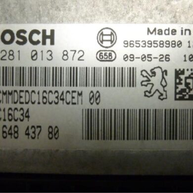 Peugeot Partner 1.6 HDI 90 16V Computer Motormanagement 9HS-9HS9H04-9H04 2009 1943X6-1943X7