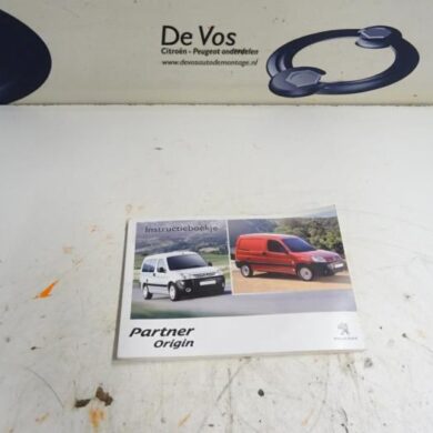 Peugeot Partner 1.6 Hdi Instructie Boekje 2012