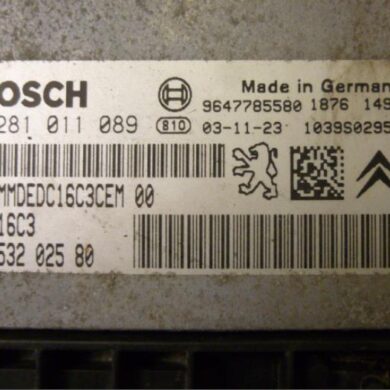 Peugeot 206 1.4 HDi Computer Motormanagement 8HX 2003 1942G5