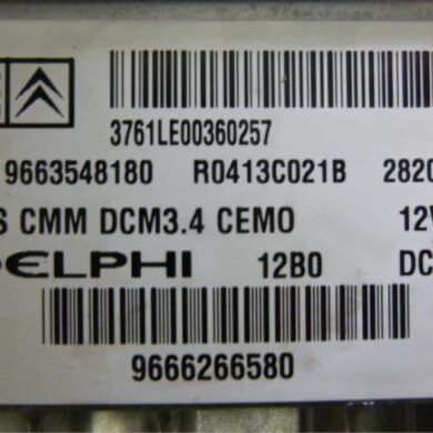 Citroen C5  Computer Motormanagement RHF-RHFRH01-RH01 2010 194425-194426