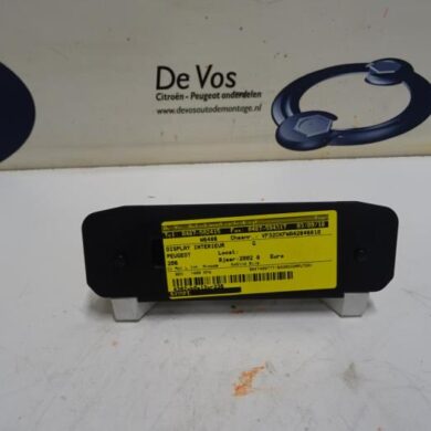 Peugeot 206 1.4 XR,XS,XT,Gentry Display Interieur KFW 2002 6155FE