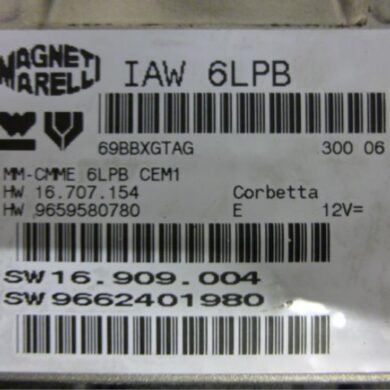 Citroen C4 Picasso 2.0 16V Autom. Computer Motormanagement RFJ 2007 1942L5-1942L6-1943VF-1943VG